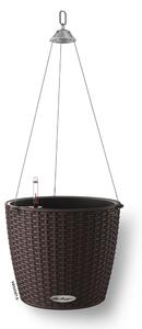 LECHUZA Jardinieră suspendată „NIDO Cottage 28 ALL-IN-ONE”, cafeniu 15185