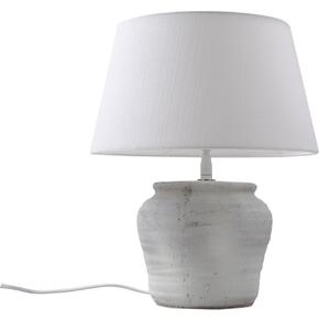 Lampă de masă Lindby, Aelith, Alb, Camera de zi, Ceramică, Casă de țară / Rustic