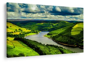 Tablou - Peisaj verde (90x60 cm)