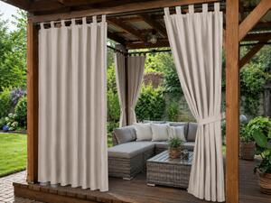 Perdea de gradina GARDIO ELEGANT impermeabil 150x220, bej deschis