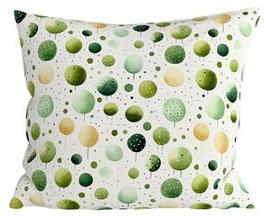 Husa de perna din polibumbac GREEN TREES POLY 45x45 cm, verde