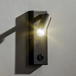TK Lighting Aplică de perete LED Enzo unghiulară cu întrerupător, negru, Negru, Camera de zi / sufragerie, Metal, Modern