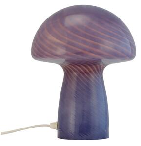 Lampă de masă Dyberg Larsen, Mushroom, Albastru, Camera de zi, Sticlă, Design