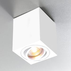 Heitronic Spot montat la suprafață ADL8001, alb, reglabil, Alb, Metal, Modern