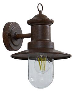 Lampă de Exterior Lindby, Eloretta, reglabil, Maro / Rugină, Terasă, Metal, Casă de țară / Rustic
