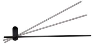 Viokef Aplică perete LED Felix, reglabilă, negru-nisip, Negru, Camera de zi / sufragerie, Metal, Modern