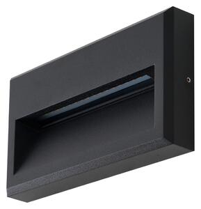 Lămpi de exterior Lucande, Weno, Negru, Balcon, Aluminiu, Modern