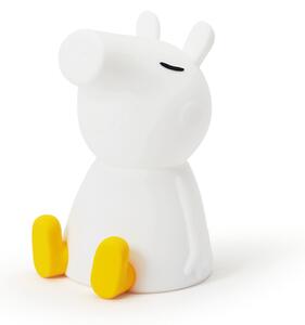 Lampă de masă Mr Maria, Peppa Pig First Light, reglabil, Alb, Cameră pentru copii, Plastic, Viața tânără