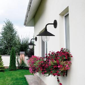 Viokef Aplică de exterior Pilos, reglabil, Negru, Metal, Modern, Felinar