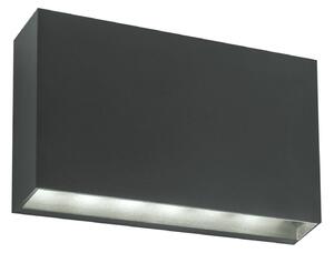 Viokef Aplică LED de exterior Elvira, gri închis, Gri, Plastic, Modern