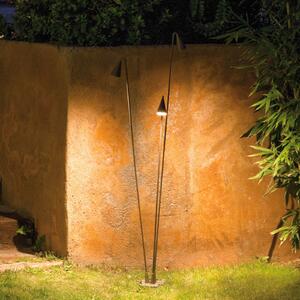 Vibia Lampă de exterior cu LED Brisa, 3 becuri, kaki, Maro / Rugină, Plastic, Design