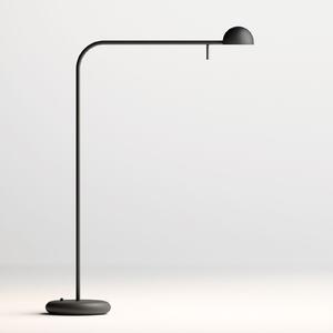 Vibia Lampa de masă LED Pin 1655, lungime 40 cm, negru, Negru, Studiu / Birou, Metal, Modern