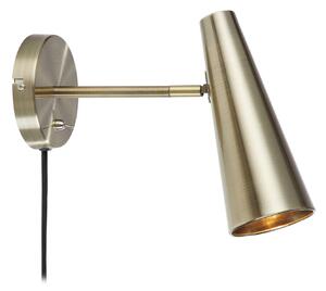 Lampă de perete Markslöjd, Peak, Auriu / Alamă, Camera de zi, Metal