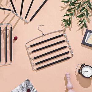 Set de 3 umerase din metal, Songmics, Negru, 45x40x0.5 cm