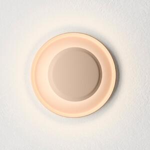 Vibia Top Aplic LED Ø 17 cm roz pal, Roz / Rosé, Camera de zi / sufragerie, Metal, Modern