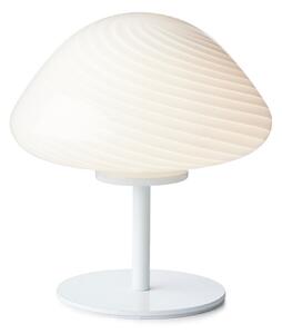 Lampă de masă Halo Design, Alb, Camera de zi, Sticlă