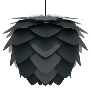 UMAGE Aluvia mini lampă suspendată antracit, reglabil, Negru, Camera de zi / sufragerie, Metal, Design