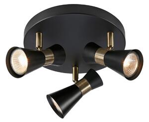 Plafoniere Markslöjd, Folie, reglabil, Negru, Camera de zi, Metal, Modern