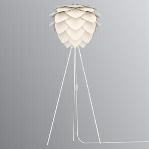 UMAGE Aluvia medium lampă de podea sidef, Bej, Camera de zi / sufragerie, Metal, Design, Tripod