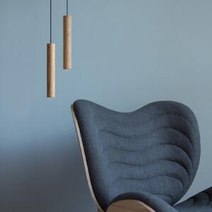 UMAGE Chimes lampă suspendată stejar deschis, Lemn, Camera de zi / sufragerie, Lemn, Modern