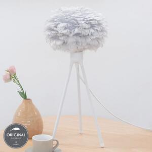 UMAGE Eos micro lampă de masă pene gri, Gri, Camera de zi / sufragerie, Metal, Scandinavă