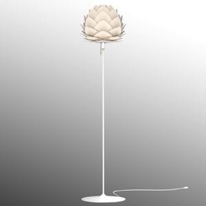 UMAGE Aluvia mini lampă de podea sidef, Alb, Camera de zi / sufragerie, Metal, Scandinavă