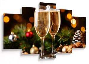 Tablou - Pahar de șampanie (150x105 cm)