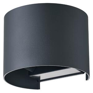 Lampă de Exterior Lindby, Dara, reglabil, Gri, Balcon, Aluminiu, Modern