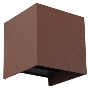 Lampă de Exterior Lindby, Dara, reglabil, Maro / Rugină, Balcon, Aluminiu, Modern