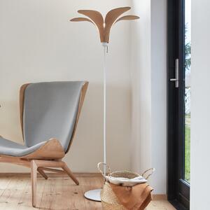 UMAGE Jazz lampă de podea oak stativ alb, Alb, Camera de zi / sufragerie, Metal, Scandinavă