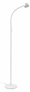 Lampadar Lindby, Maori, reglabil, Alb, Studiu / Birou, Metal, Modern