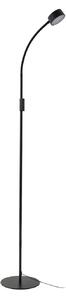 Lampadar Lindby, Maori, reglabil, Negru, Studiu / Birou, Metal, Modern