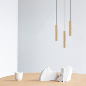UMAGE Chimes Cluster 3 lampă susp. stejar deschis, Lemn, Camera de zi / sufragerie, Lemn, Design