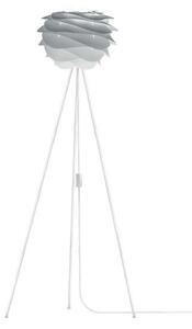 UMAGE Carmina Mini lampă de podea gri/tripod alb, Gri, Camera de zi / sufragerie, Metal, Design, Tripod