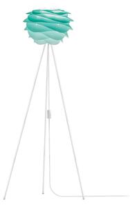 UMAGE Carmina Mini lampă podea turcoaz/tripod alb, Verde, Camera de zi / sufragerie, Metal, Design, Tripod