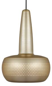 UMAGE Clava lampă susp. alamă, Cannonball negru, reglabil, Auriu / Alamă, Camera de zi / sufragerie, Metal, Design
