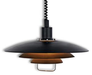 Lustră Pendul Markslöjd, KIRKENES, reglabil, Negru, Camera de zi, Metal, Modern