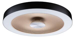Plafonieră LED Volea, Ø40 cm, IP44, negru/auriu