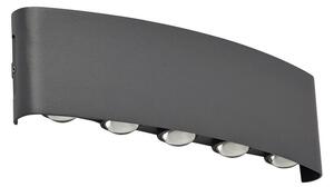 Lămpi de exterior Lindby, Ithan, Negru, Terasă, Aluminiu, Modern