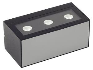 Lămpi de exterior Lucande, Selim, Negru, Aluminiu, Modern