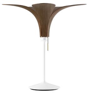UMAGE Jazz lampă de masă stejar închis, bază albă, Lemn, Camera de zi / sufragerie, Lemn, Design