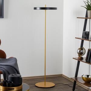 UMAGE Asteria floor lampă de podea LED negru, reglabil, Negru, Camera de zi / sufragerie, Metal, Design