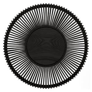 UMAGE Clava up aplică perete Ø 49 cm lemn negru, reglabil, Lemn, Camera de zi / sufragerie, Lemn, Scandinavă