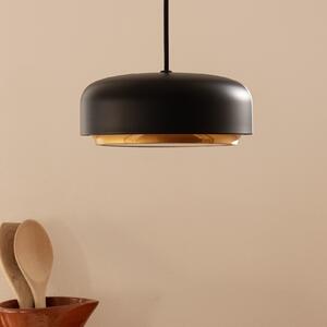 UMAGE Hazel Mini lampă suspendată, negru, Ø 22cm, reglabil, Negru, Camera de zi / sufragerie, Metal, Design