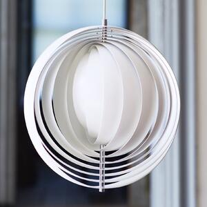 Verpan VERPAN Moon - Lampă suspendată, Ø 44 cm, reglabil, Alb, Camera de zi / sufragerie, Metal, Design