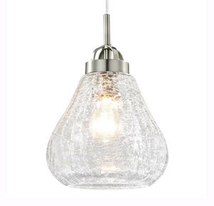 Westinghouse suspendată 6309140 sticlă spartă, reglabil, Transparent, Camera de zi / sufragerie, Sticlă
