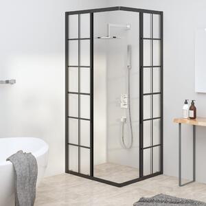 Cabină de duș, negru, 90x70x180 cm, ESG mat