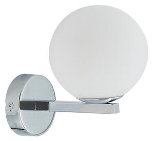Lampă de perete Lucande, Bidolo, reglabil, Metalic, Baie, Sticlă