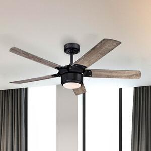 Westinghouse Ventilator de tavan Morris cu lumină LED, reglabil, Lemn, Camera de zi / sufragerie, Lemn
