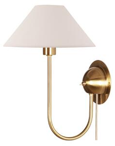 Lampă de perete Globen Lighting, IRIS, Bej, Camera de zi, Țesătură / Textil, Vintage